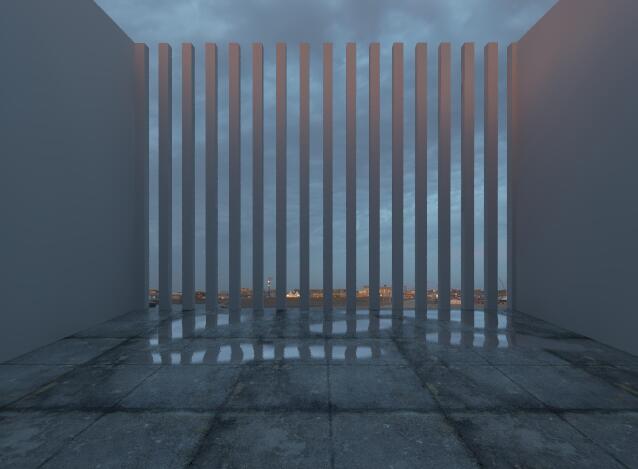 地面水渍最终渲染效果